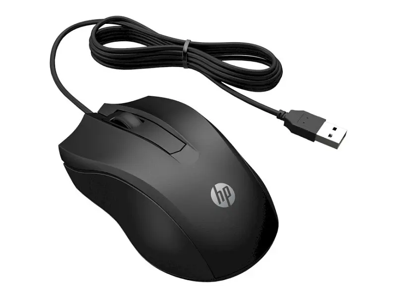 Миша HP 100 USB Black (6VY96AA)
