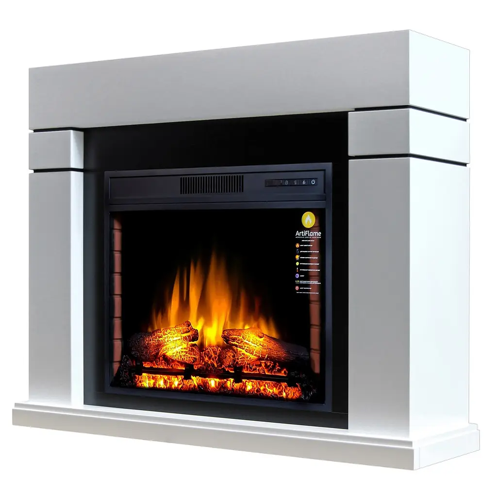 Електрокамін ArtiFlame LINDOS AF28S БІЛИЙ Б'ЯНКО - фото 2