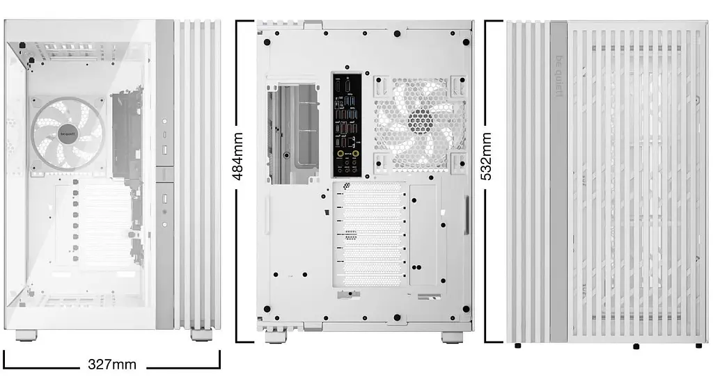 Корпус Be quiet! LIGHT BASE 900 FX BTF белый (BGW72) без блока питания - фото 2