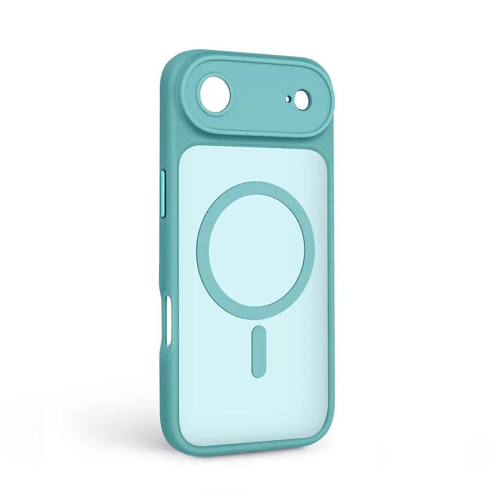 Чехол для Apple iPhone 17 Air, Lush MagCase, бирюзовый, противоударная панель-накладка из TPU и PC, полупрозрачный чехол с MagSafe (с магнитом), с защитой камеры, поддержка беспроводной зарядки, защита всего корпуса, ArmorStandart (ARM87479) - фото 2