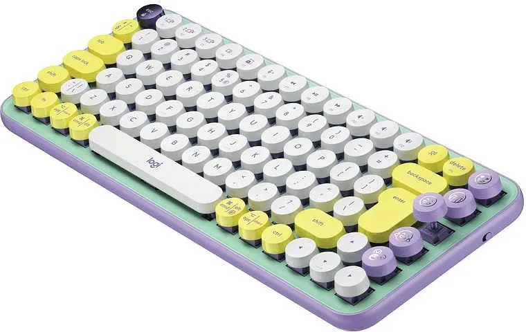 Клавиатура Logitech POP Keys Wireless Mechanical Keyboard Daydream Mint (920-010736) - фото 4
