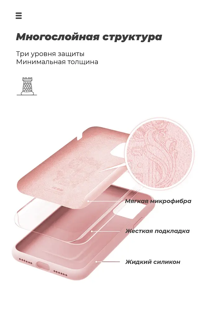 Чохол ArmorStandart ICON для Samsung A01 (A015) Pink Sand - фото 6