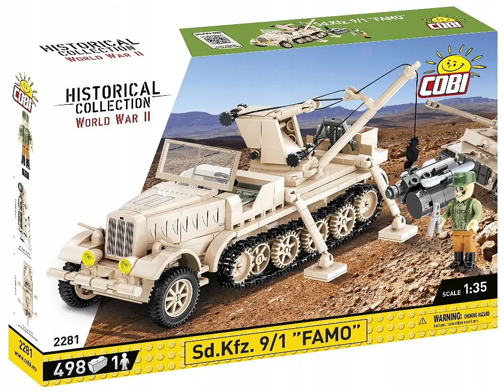 Конструктор COBI SD.KFZ. 9/1 FAMO 1:35 2281 - фото 6