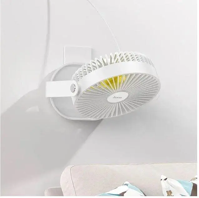 Вентилятор портативный Hoco F14 multifunctional powerful desktop fan - фото 8
