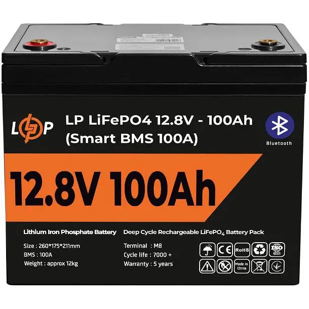 Джерело безперебійного живлення [ДБЖ] LogicPower B1000 + LiFePO4 батарея 12.8V - 100Ah Smart BMS BT [20481] [110282] - фото 6