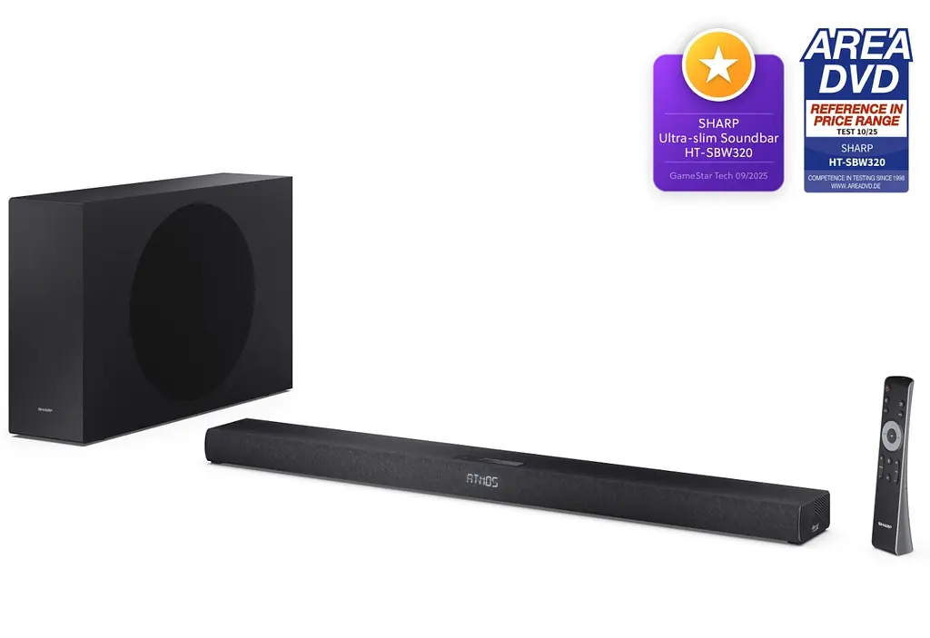 Саундбар SHARP HTSBW-320 360W Dolby, DTS Black - фото 3