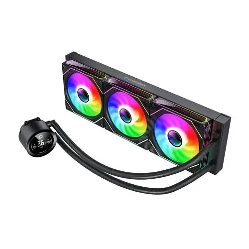 Система рідинного охолодження GameMax IceBurg 360 Digital, Black - фото 2