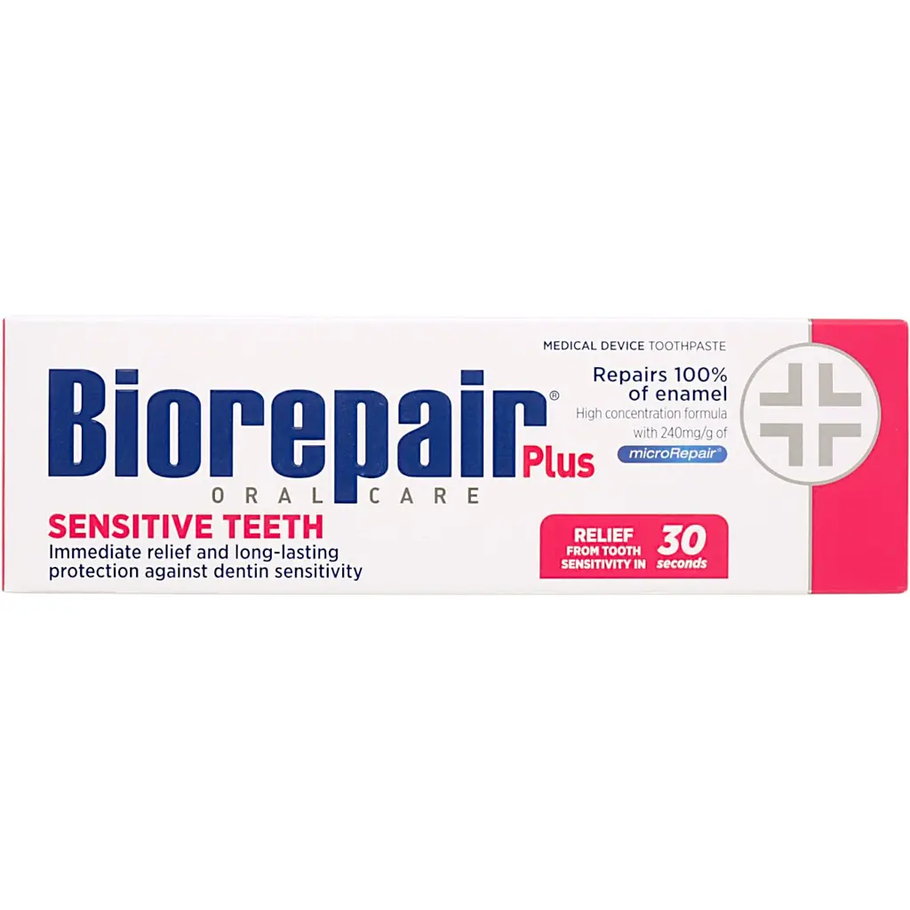 Зубна паста Biorepair Plus Професійне позбавлення чутливості, 75 мл - фото 4