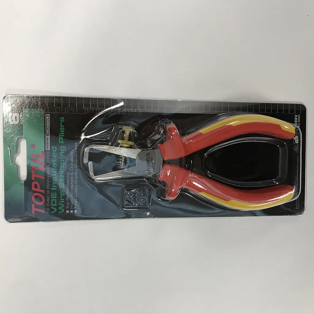 Клещи для зачистки изоляции 6 1000V VDE Toptul hoz0007157 - фото 2