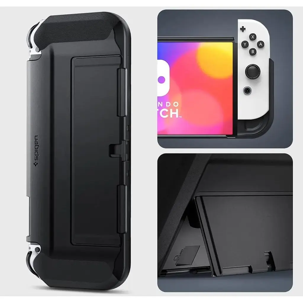 Чохол Spigen Thin Fit для Nintendo Switch OLED Black (ACS04239) [113505] - фото 14