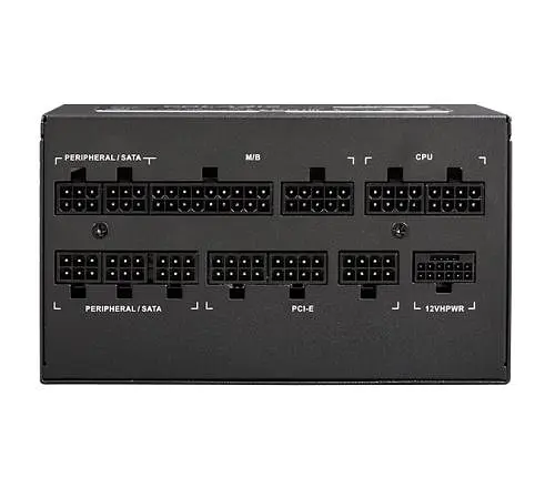 Блок живлення Chieftec 1300 Вт Polaris Pro, Black, модульний, 80+ Platinum, Active PFC, 135 мм FDP, 4xMolex / 12xSATA / 1x16-pin / 6x6+2-pin / 1x20+4-pin / 2x4+4-pin, захист AFC/OCP/OPP/OTP/OVP/SCP/SIP/UVP, ATX 12V 3.0 (PPX-1300FC-A3) - фото 2