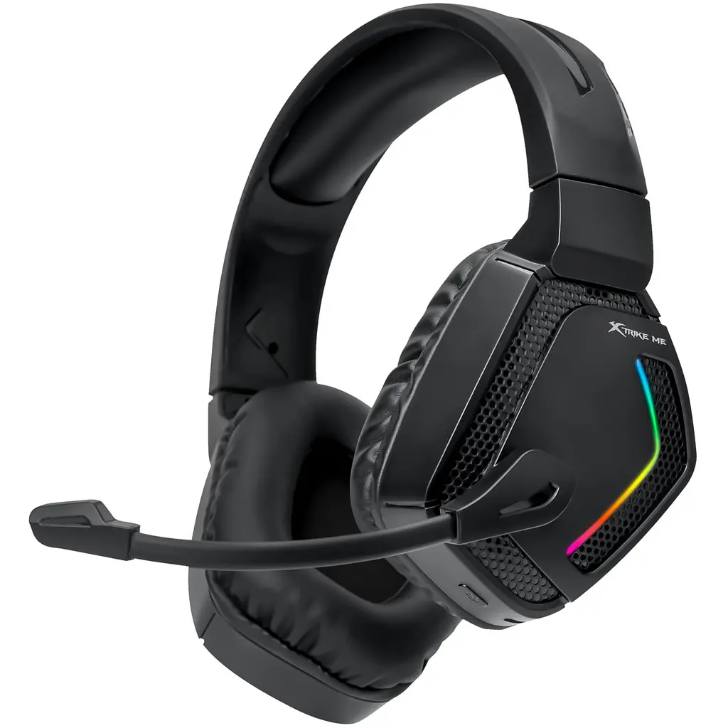 Ігрова гарнітура Xtrike Me GH-512W XBOX/PS/PC Wireless RGB Black (GH-512W)