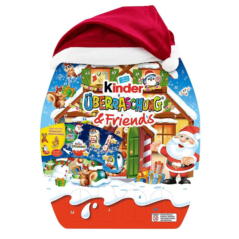 Адвент-календар Kinder Uberraschung & Friends 370 г