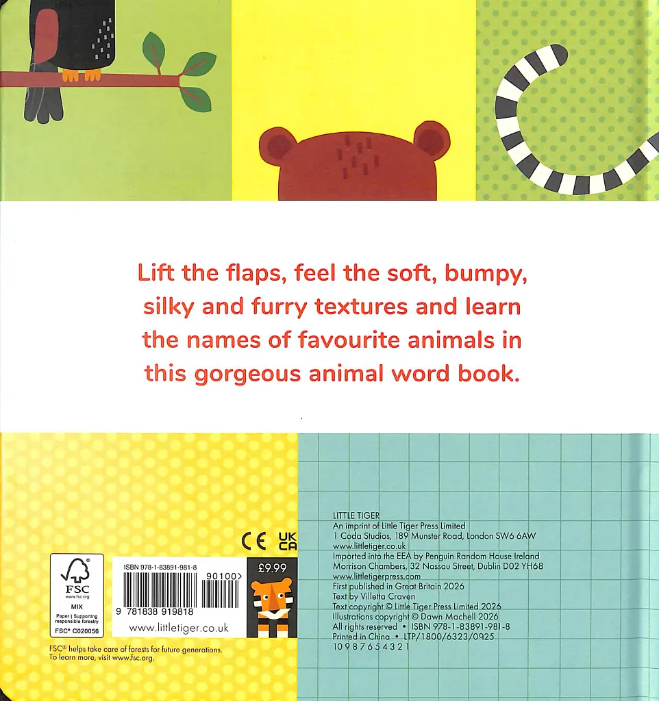 Lift, Touch Learn First Words. Animals - Вілетта Крейвен - фото 2