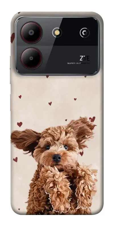 TPU чохол Demsky Сute doggy для ZTE Blade A54 4G