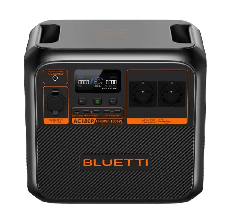 Зарядна станція Bluetti AC180P, 1440Wh, 1800W, LiFePO4 - фото 4