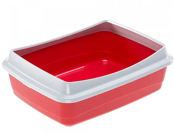 Туалет для котів Ferplast Litter Tray Nip Plus 20 червоний 55x40x17.5 см 72041299