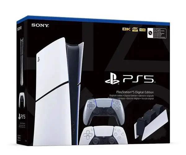 Ігрова консоль Sony PlayStation 5 Slim Digital Edition + DualSense Sterling Silver + Charging Station - фото 6