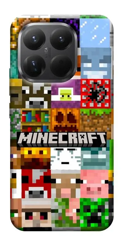 TPU чохол Demsky Minecraft collage для Xiaomi 15T Pro