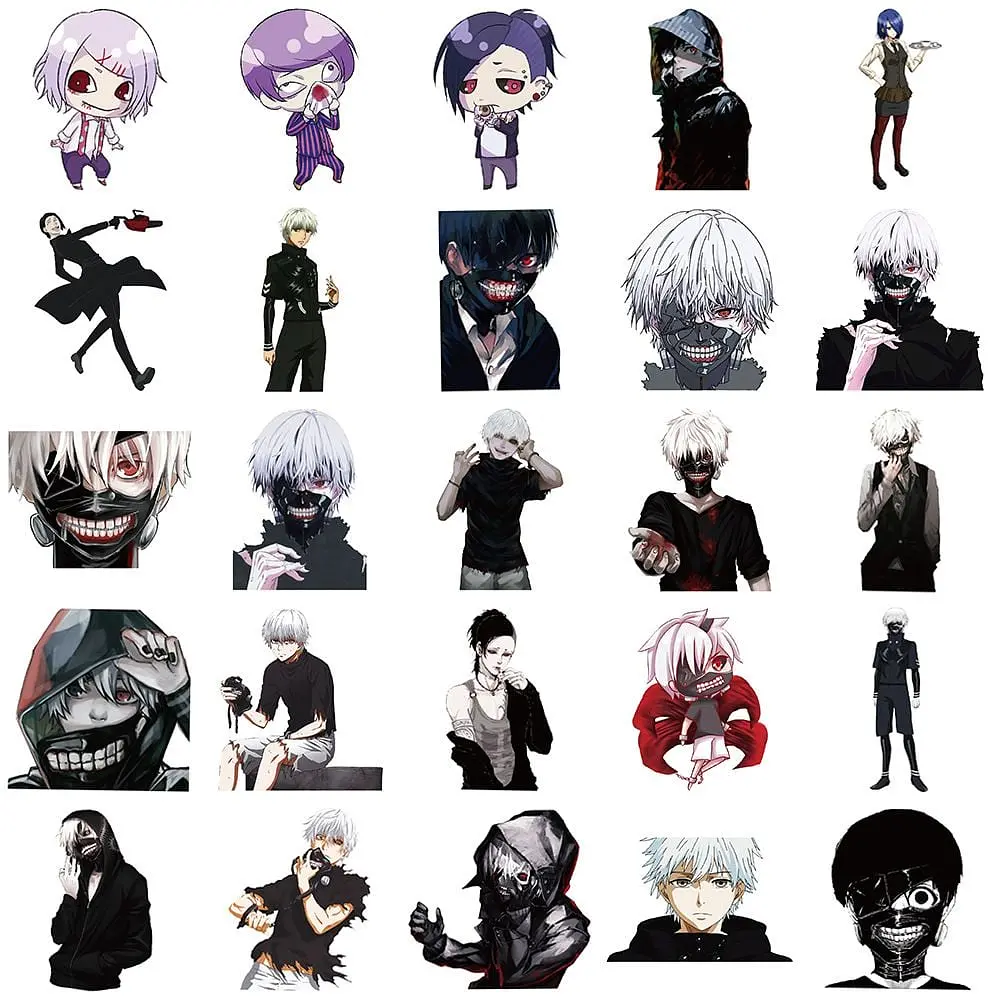 Стікерпак GeekLand Tokyo Ghoul 50 штук - фото 2