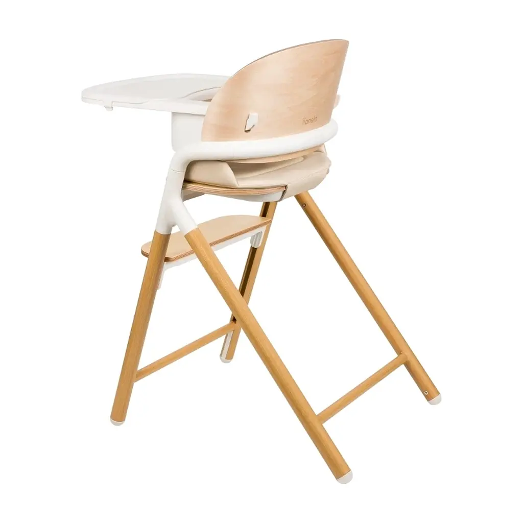 Стілець для годування Lionelo CELIA WHITE NATURAL WOOD (LO-CELIA WHITE NATURAL WOOD) - фото 3