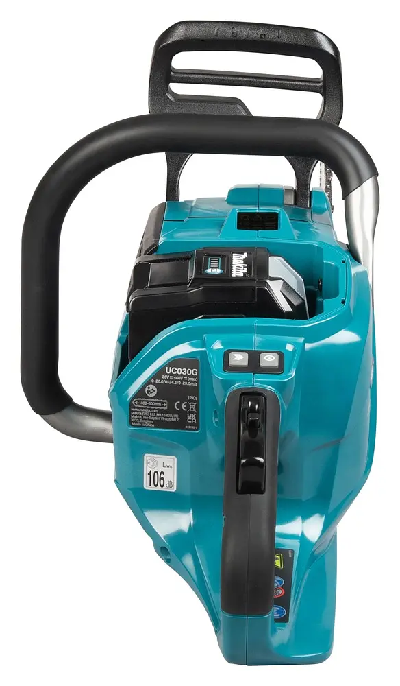 Пила ланцюгова акумуляторна Makita UC030GZ (50 см, 29 м/с, 2.8 кВт, BL, XGT 40 В, без акумуляторів та зарядного пристрою) - фото 5