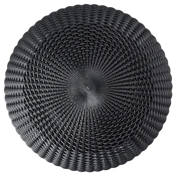 Горщик для рослин Keter Rattan hanging sphere з ланцюжком сірий (7290106924499) - фото 5