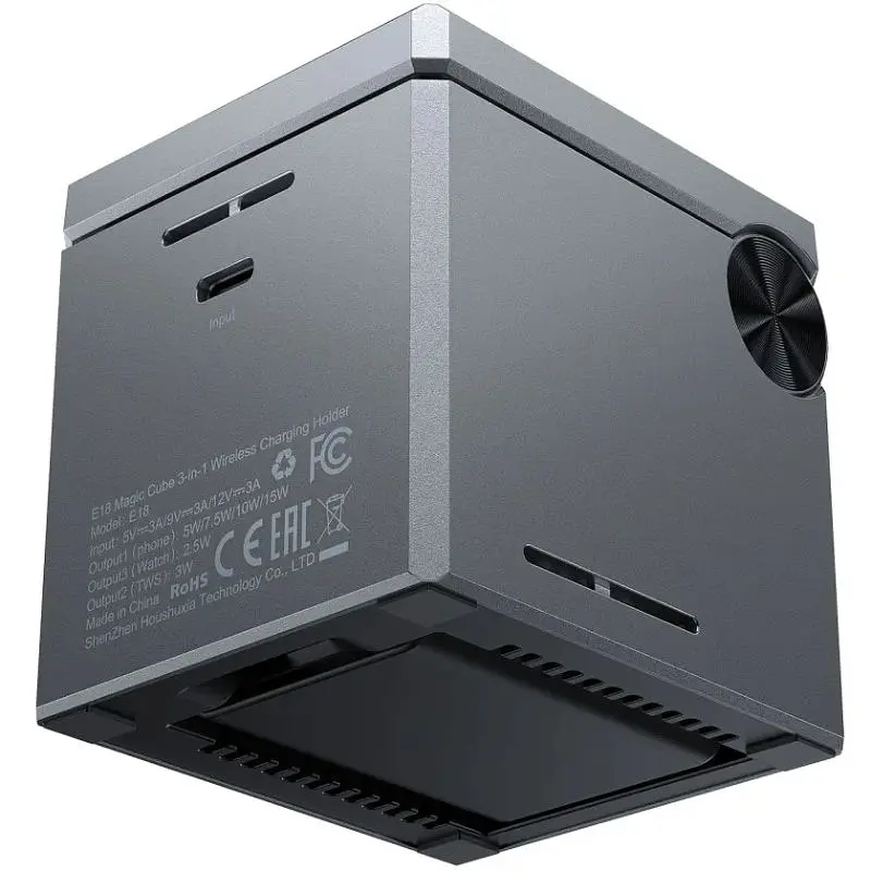 Зарядное устройство Acefast Wireless QI 3in1 15W E18 Rubik's (6974316282884) - фото 4