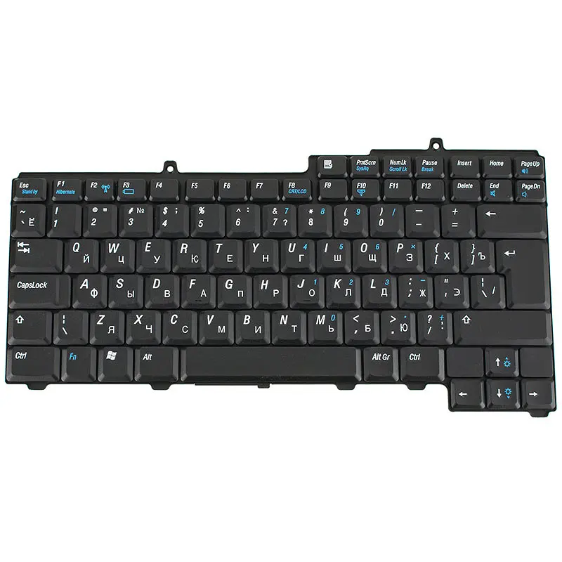 Клавіатура для ноутбука DELL (Inspiron: 1300, B120, B130, Latitude: 120L), rus, black - фото 2