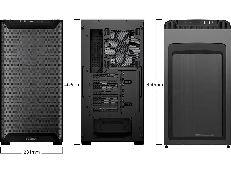 Корпус Be quiet! Pure Base 501 LX Black (BGW78) - фото 3