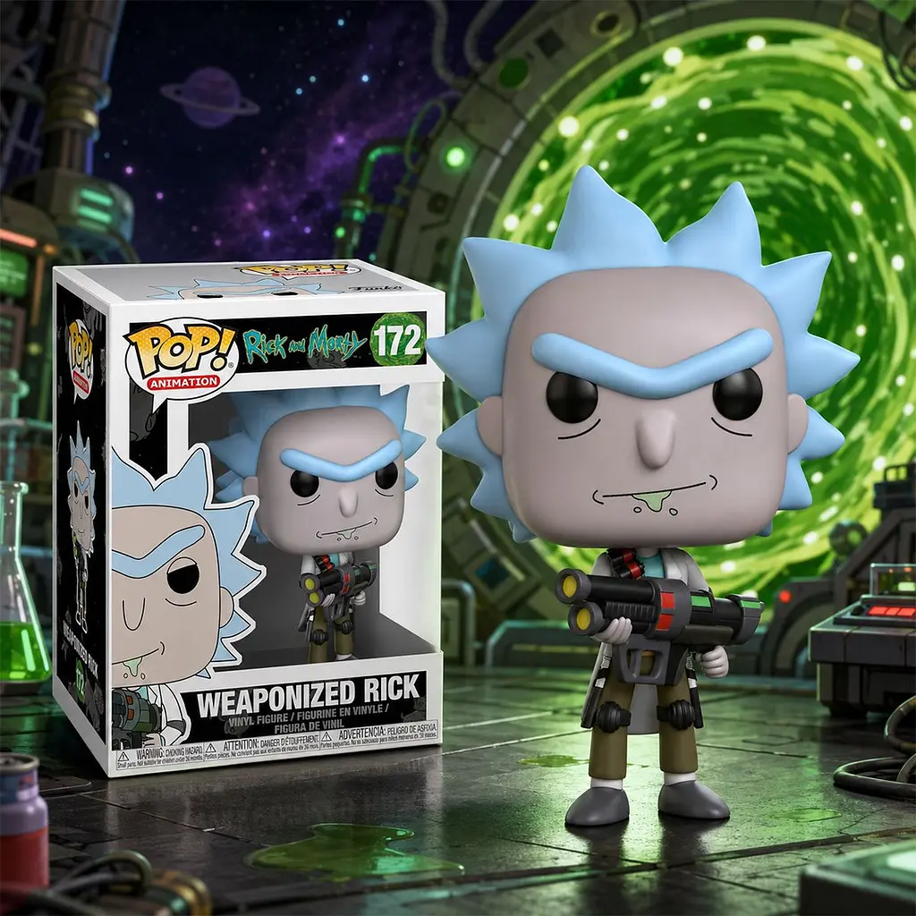 Ігрова фігурка Funko POP! cерії Rick&Morty Weaponized Rick (12439-PX-1QW) - фото 3