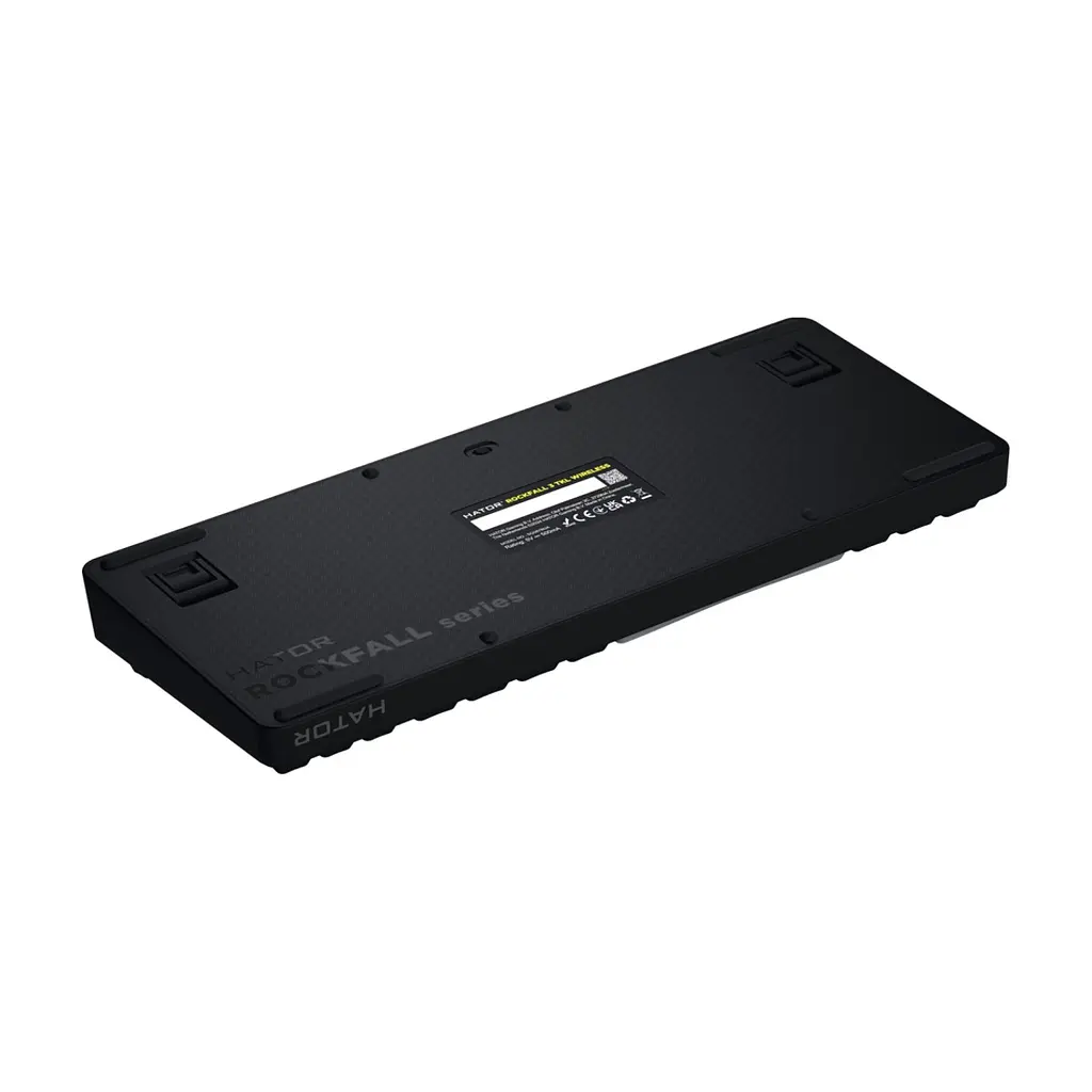 Клавіатура Hator Rockfall 3 Mecha TKL QMK/VIA Orange Wireless Black (HTK850UA) - фото 5