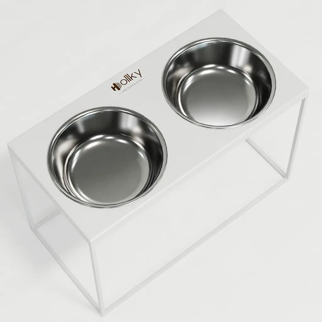Hollky Base XXL40 — миски на підставці для дуже великих собак (2 × 2,8 л) - фото 8