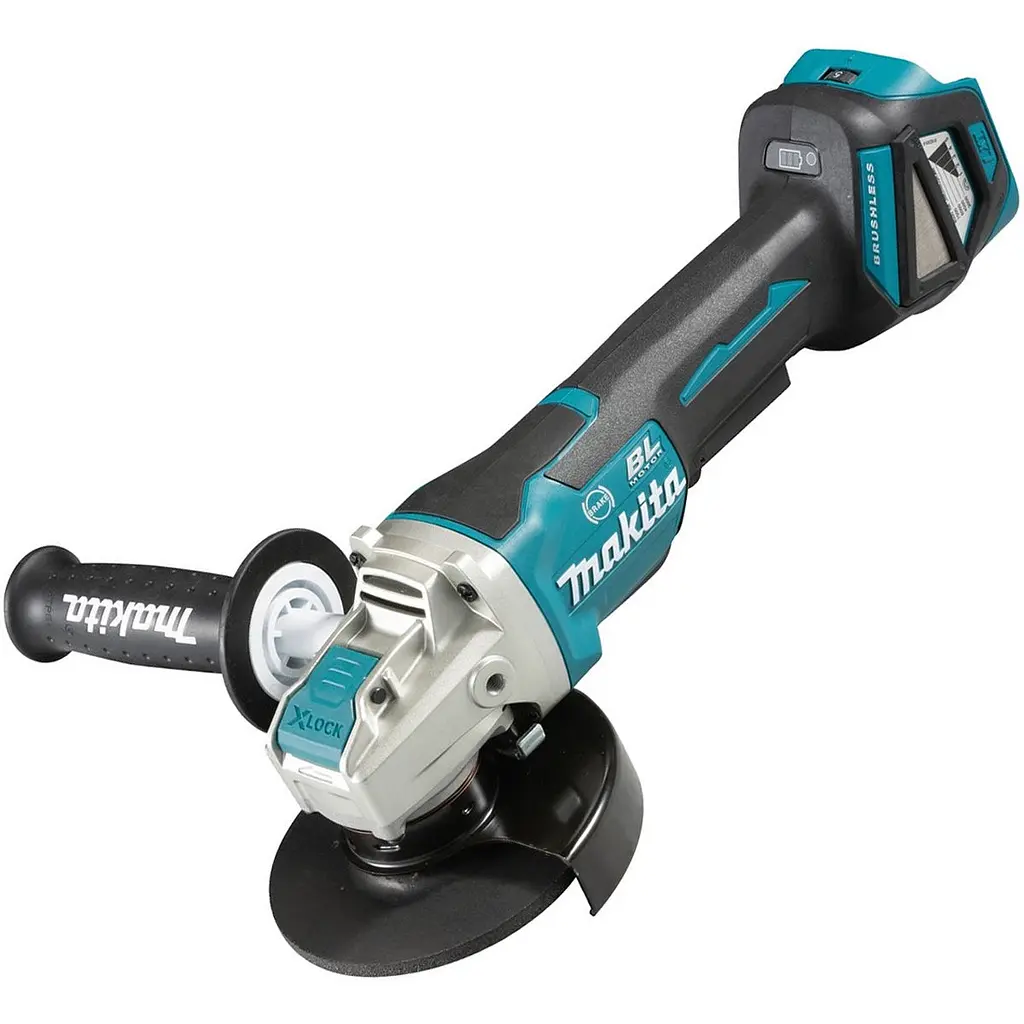 Шліфмашина кутова акумуляторна Makita DGA519Z (125 мм, 3000-8500 об/хв, BL, LXT, X-LOCK, без акумуляторів та зарядного пристрою) - фото 5