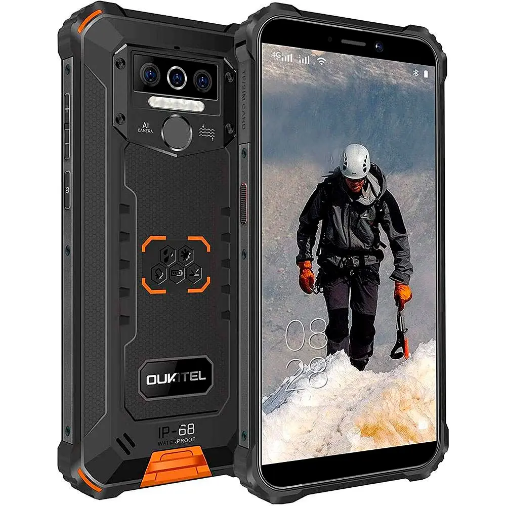 Смартфон Oukitel WP5 Pro 4/64Gb Black/Orange [71996] - фото 2