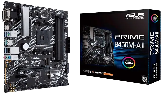 Материнська плата Asus B450M-A II Prime Socket AM4 (PRIME B450M-A II) - фото 2