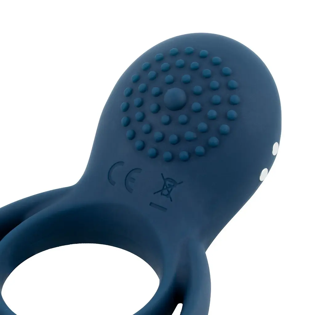 Ерекційне віброкільце Boners Vibrating Double Cock Ring - фото 6