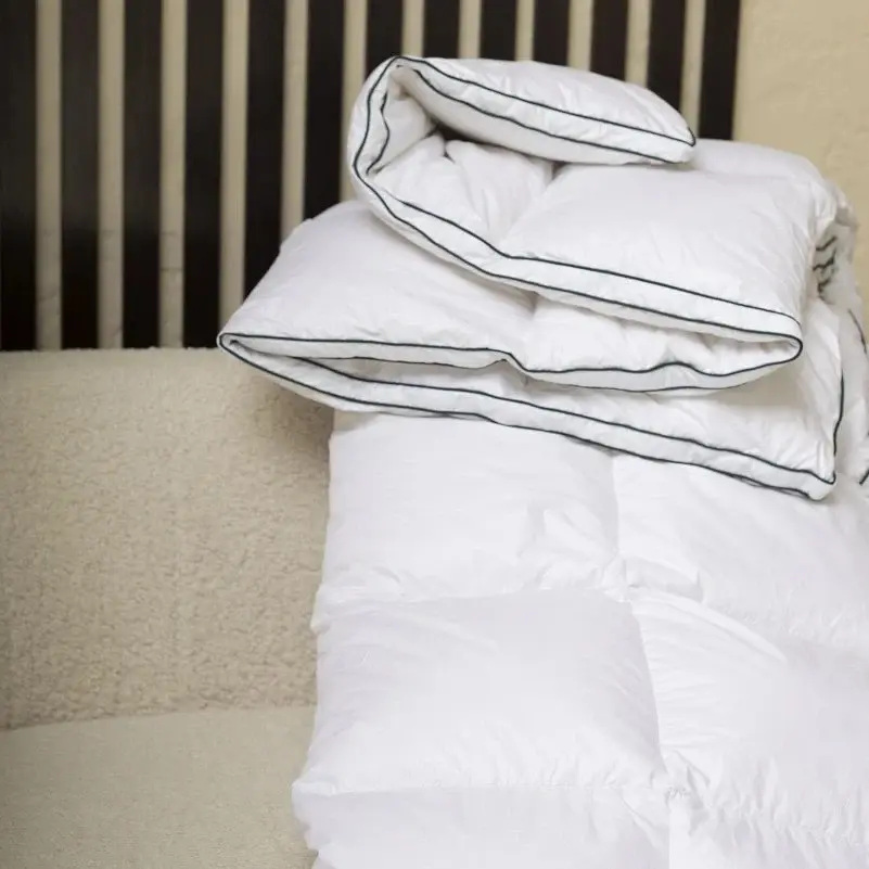Набір MirSon пуховий №10004 Imperial Delight зима ковдра 200х220 см + 2 подушки білий (2200010810714) - фото 3