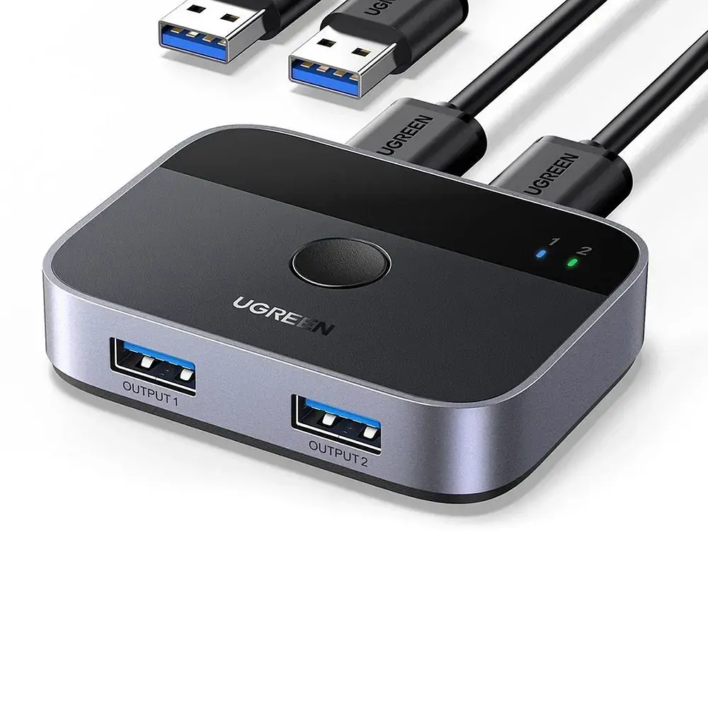 Хаб Ugreen USB 3.0 Sharing Switch 2 In 2 Out 35313