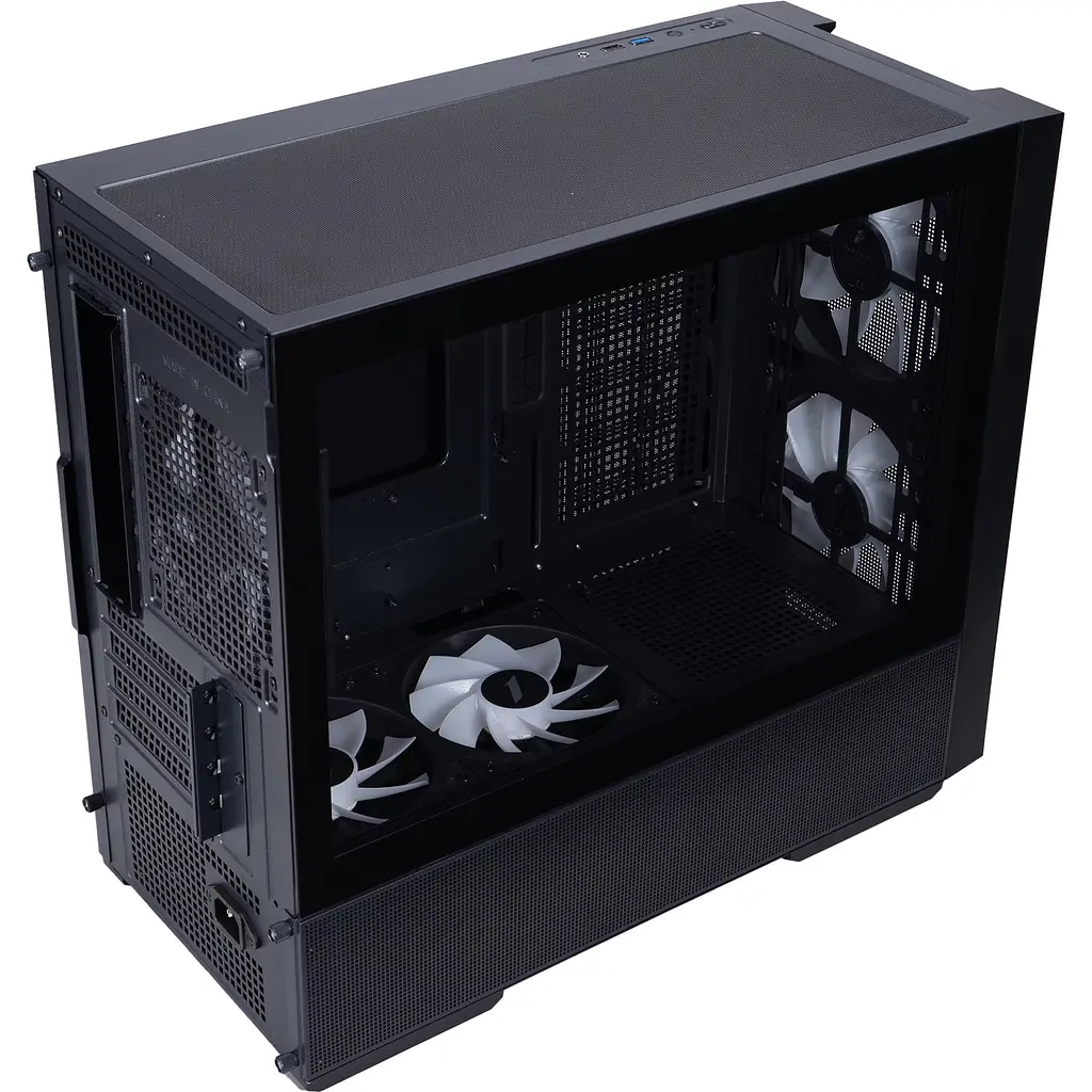 Корпус 1stPlayer AU6-BK-2FA7-14-2FA7R-1FA7 Black - фото 2