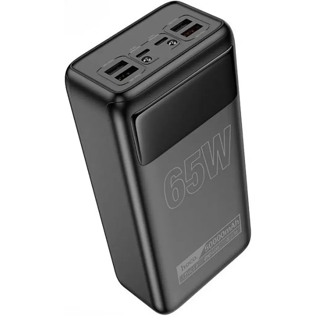 Зовнішній акумулятор Hoco DB81A Apollo 50000mAh 65W чорний - фото 5