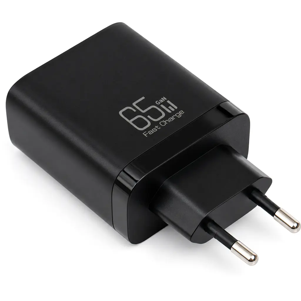 Зарядний пристрій Vinga 2xUSB-C + USB-A Display 65W (VCR65ACCDB) - фото 6