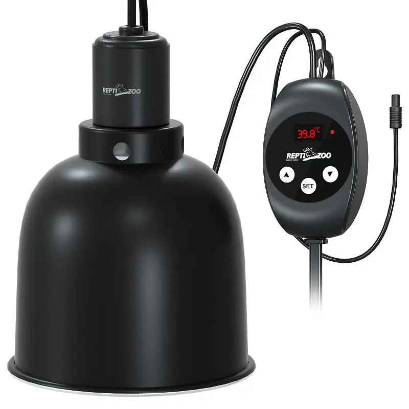 Світильник з глибоким рефлектором і термостатом Repti-Zoo RL04DTC 100W, з функцією dimming для тераріуму - фото 5