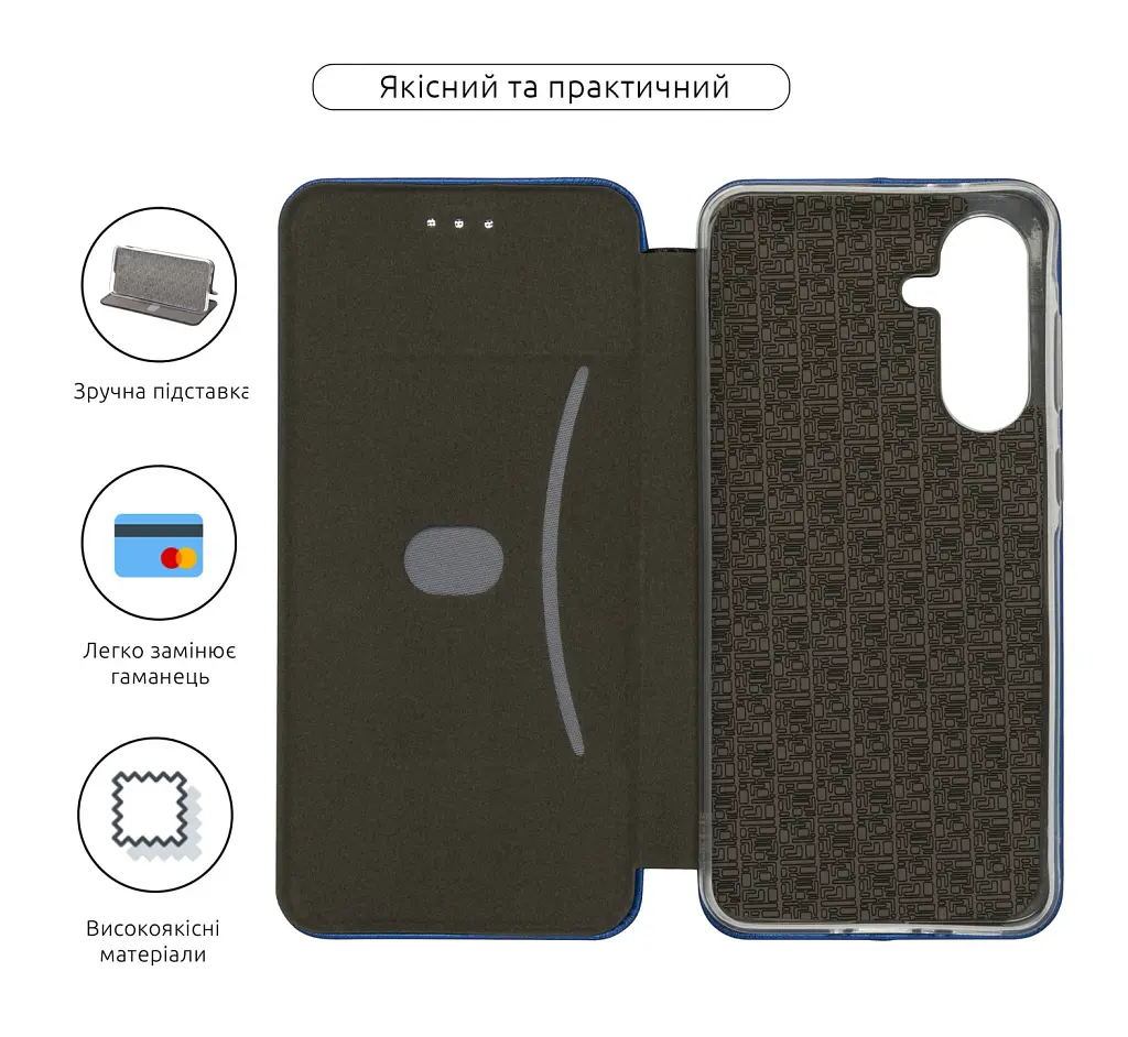 Чохол-книжка ArmorStandart G-Case для Samsung A56 5G Blue - фото 3