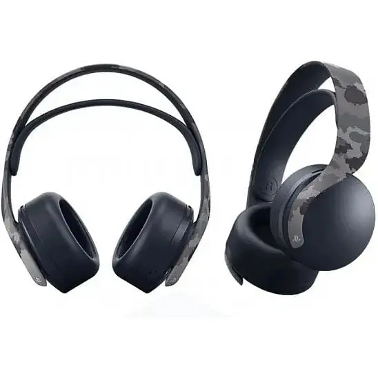 Бездротова гарнітура Sony PlayStation 5 Pulse 3D Wireless Headset Grey Cammo 9406990 - фото 4