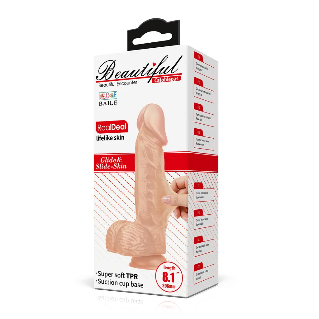 Фалоімітатор - Beautiful Encounter Catoblepas Dildo Flesh - фото 2