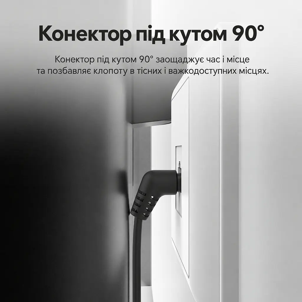 Патч-корд Ethernet Vention 0,5 м LAN-кабель Cat6A UTP штекери RJ45 8P8C на обох кінцях до 10 Гбіт/с за умови підтримки цієї швидкості мережевими портами обох пристроїв штекер під кутом 90° з поворотом на 360° зовнішній діаметр 2,8 мм чорний (IBOBD) - фото 4