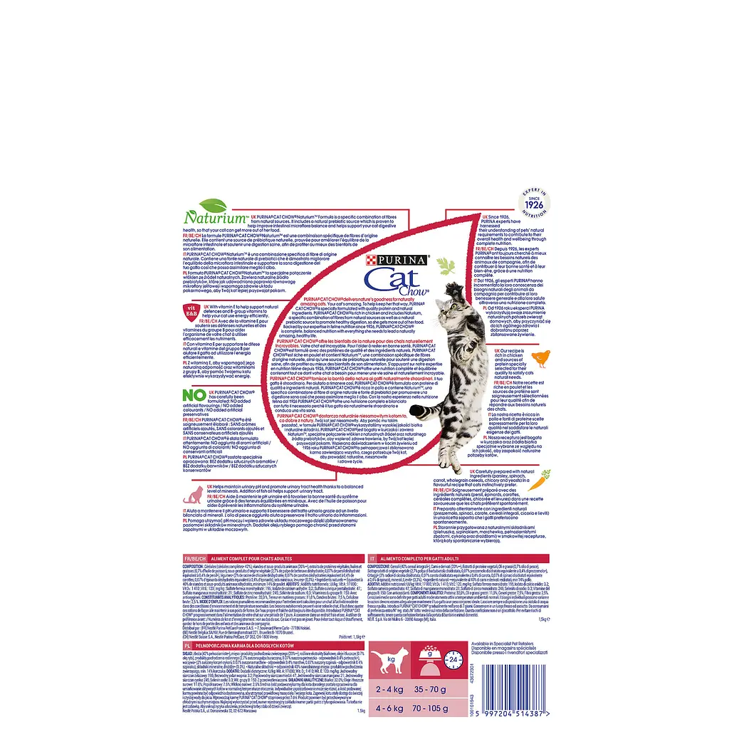 Сухий корм для котів, для підтримки сечової системи Cat Chow Urinary Tract Health 1,5 кг (курка) - фото 2
