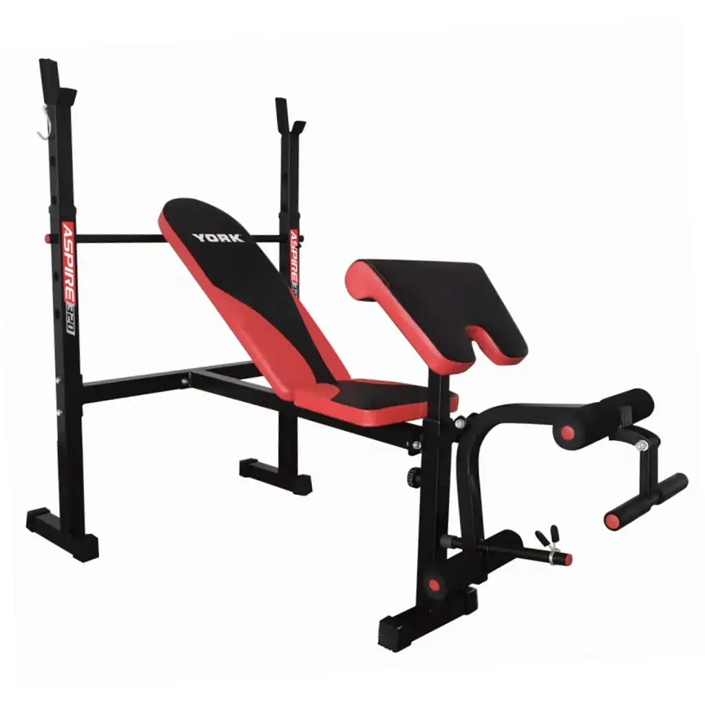 Лава для жиму York Fitness ASPIRE 320 зі стійкою для штанги та партою Скотта - фото 2