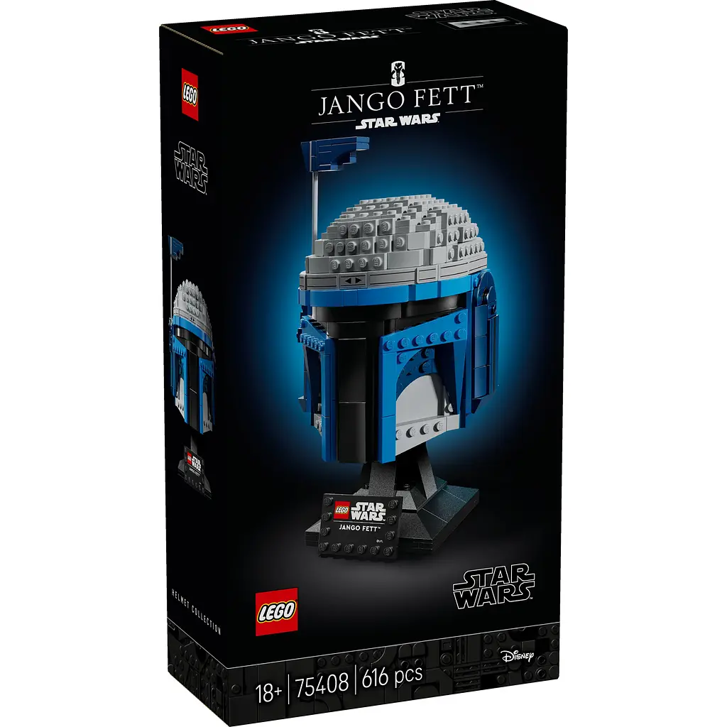 Уцінка. Конструктор LEGO Star Wars Шолом Джанго Фетта 616 деталей (75408)